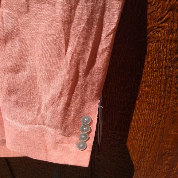 NWT Men's Lauren Ralph Lauren Ultraflex 100% Linen Lassiter Coral Blazer - Picture 4 of 16